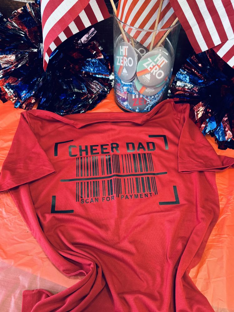 Cheer Dad Scan Tee